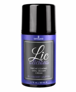 Sensuva Lic-o-licious Blueberry Muffin 50ml - krem smakowy jagodowy