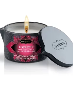 Kama Sutra Ignite Świeca do masażu 170g Truskawkowa pielęgnacja