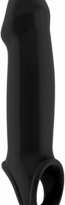 You2Toys No.17 Tuleja intymna wydłużająca 35 mm, TPE, czarna