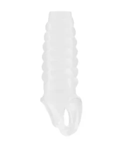 Shots No.21 Przedłużacz anatomiczny TPE czarny/szary/przezroczysty