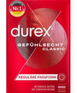 Durex Prezerwatywy Lateksowe 8 szt. z nawilżeniem i zbiorniczkiem