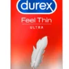 Durex Feel Thin Prezerwatywy 10 szt. - Wyjątkowo Cienkie i Wytrzymałe