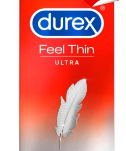 Durex Feel Thin Prezerwatywy 10 szt. - Wyjątkowo Cienkie i Wytrzymałe