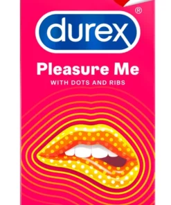 Durex Pleasure Me - Prezerwatywy Żebrowane i Nubbingowane 10 szt.