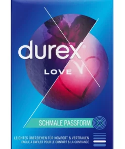 Durex Love 8 szt. Prezerwatywy anatomiczne, łatwe dopasowanie