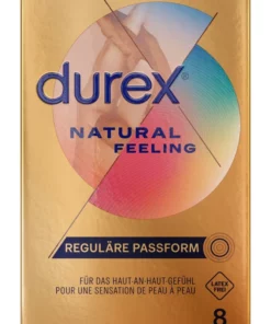 Durex Natural Feeling prezerwatywy 8 szt bez lateksu Real Feel