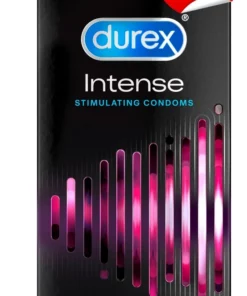 Durex Intense - prezerwatywy z żebrowaniem i wypustkami 8 sztuk