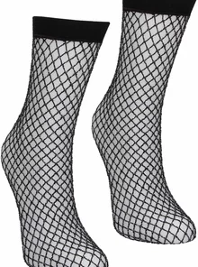 Dreamgirl Skarpetki Kabaretki Błyszczące Siatkowe Eleganckie
