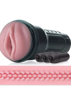 Fleshlight Vibro Pink Lady Touch - system wibracyjny, SuperSkin, rożowy
