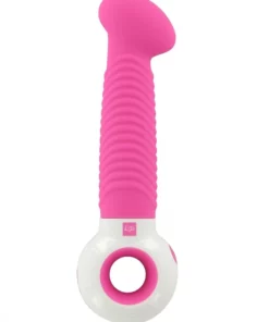 LoversPremium O-Pal Selene Pink - model z ergonomicznym uchwytem, silikon