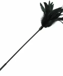 Sportsheets Starburst Tickler Black - piorko z miękką końcowką, 40 cm