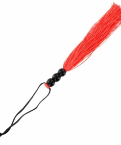 Sportsheets S&M Small Rubber Whip Red 25cm - Bat gumowy, czerwony
