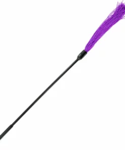 Sportsheets S&M Rubber Tickler Purple 40 cm - bat gumowy, fioletowy