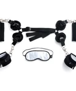 Fifty Shades of Grey Hard Limits - Zestaw pasow do łożka z kajdankami