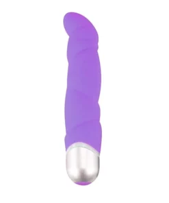 FeelzToys Gino Purple - silikonowy model punktu G, 7 trybow, 16 cm