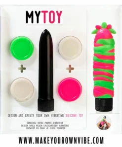 MyToy Vibrator Kit Green & Pink - Kreatywny zestaw do modelowania