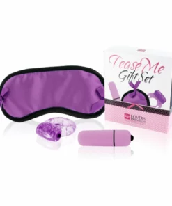 LoversPremium Tease Me Gift Set Purple - Zestaw do relaksu i masażu