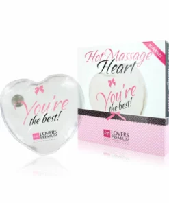 LoversPremium Hot Massage Heart XL podgrzewacz serce 12x12 cm biały