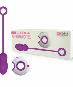 LoversPremium Leya Purple - Bezprzewodowy system wibracyjny, silikonowy, 19.4 cm