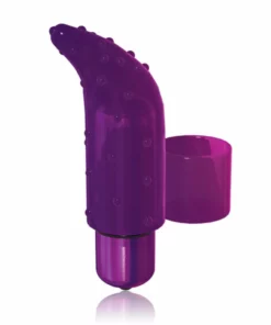 PowerBullet Frisky Finger Purple - miniaturowy masażer na palec, wodoodporny