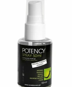 Lovely Lovers Potency Spray 50 ml - Formuła z Guaraną i Kofeiną