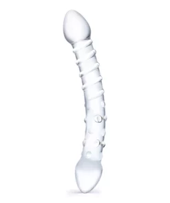 Glas Double Trouble szklany masażer intymny dwustronny 23 cm