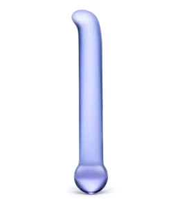 Glas Purple G-Spot Tickler szkło borokrzemowe, anatomiczny kształt 17cm