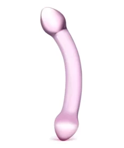 Glas Double Trouble Purple - szklany model dwustronny, fioletowy, 19 cm