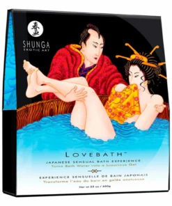 Shunga Lovebath Ocean Temptations żelowa kąpiel 650g zestaw relaksacyjny