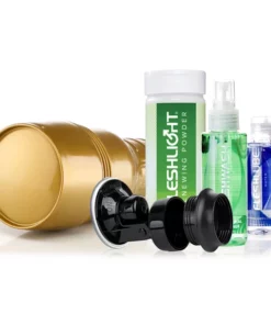 Fleshlight Stamina Training Unit STU Value Pack z akcesoriami, żołty