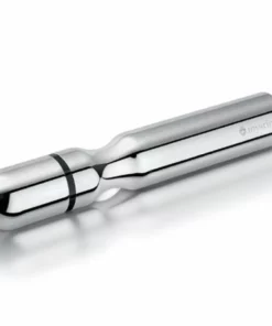 Mystim Double Dan metalowy model intymny 25 cm polerowane aluminium