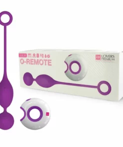 LoversPremium O-Remote Control Egg Purple Julia - silikonowy model z pilotem