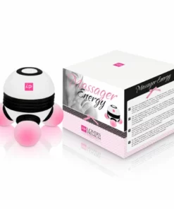 LoversPremium Energy Massager masażer ręczny 9x10 cm świecące kulki