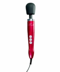 Doxy Die Cast Wand Massager Red - sieciowy masażer z aluminiową obudową