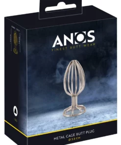 Anos Korek Stalowy Pusty 3.8 cm Srebrny - Elegancki Model Premium