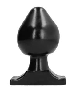 All Black AB19 anatomiczny korek intymny 19 cm silikonowy czarny