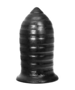 All Black AB45 z rowkami - uniwersalny korek 16 cm, czarny