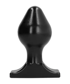 All Black AB45 wtyczka analna 16 cm, anatomiczny kształt, rowkowana