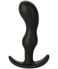 Doc Johnson Naughty 2 silikonowy korek analny czarny 3,5 cm