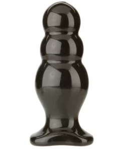 Doc Johnson TitanMen Master Tool #4 duży korek 15 cm Sil-A-Gel czarny