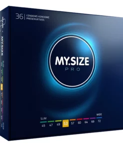 MY.SIZE PRO 53 mm 36 szt. prezerwatywy Vytex ultracienkie bezzapachowe