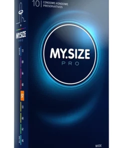 MY.SIZE PRO 57 mm 10 sztuk - ultracienkie, bezzapachowe prezerwatywy Vytex