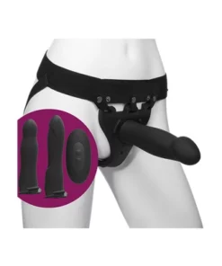 Doc Johnson Body Extensions Naughty - silikonowa uprząż z pilotem