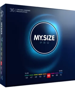 MY.SIZE PRO 60 mm - prezerwatywy Vytex ultracienkie 36 szt.