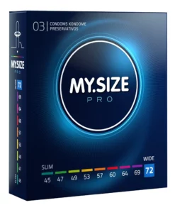 MY.SIZE PRO 72 mm - Prezerwatywy Vytex ultracienkie, 3 sztuki