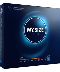 MY.SIZE PRO 72 mm - Prezerwatywy Vytex UltraCienkie 36 sztuk