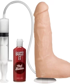 Doc Johnson Bust It 8.5" - Dildo 21,6 cm Model z Systemem Wypływu 30 ml