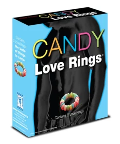 Candy Love Rings jadalne kolorowe pierścienie z cukierkow 3 szt.