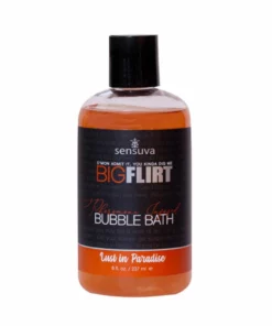 Sensuva Big Flirt Pheromone Bubble Bath Lust in Paradise 237 ml - płyn z feromonami i olejkami