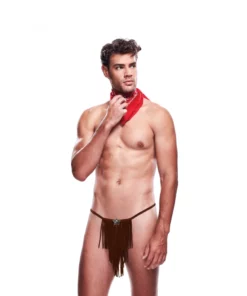 ENVY Zestaw przebranie Kowboj M/L - 2 elementy, ozdobne frędzle